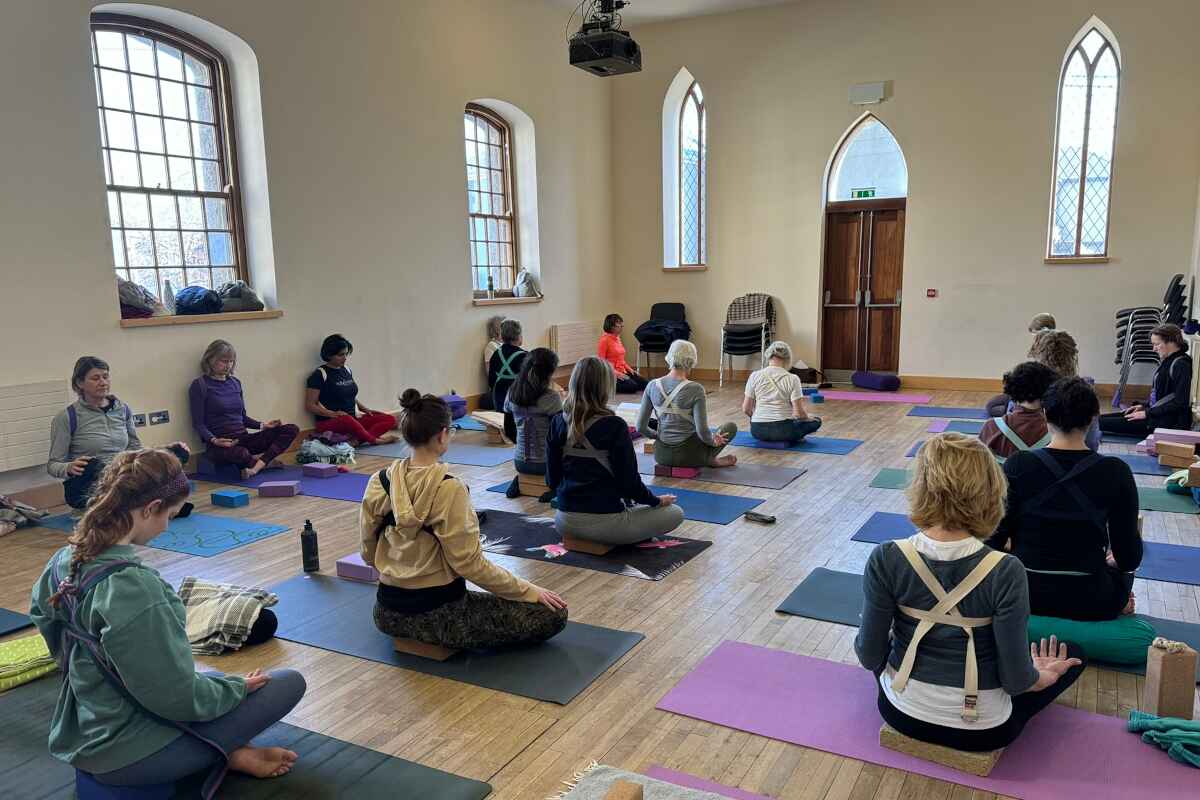 dublin yoga workshop april 2025, dublin weekend yoga con karin, dublin malahide yoga seminar